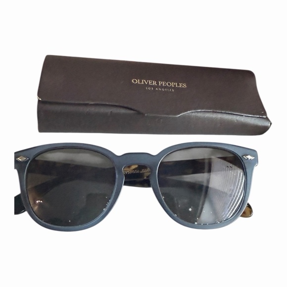 Oliver Peoples Sheldrake Plus Semi Matte Denim Semi Matte Hickory 52-21 145 3N - Picture 3 of 11
